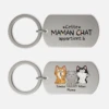 Porte-Clé Aluminium Personnalisé Avec Chat Mignon - Cette Maman Appartient À -Cadeau Plus 1295JFR1 1295j8n8d 6de0a37f abe6 4681 818c 6e0049a5a03c