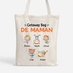 Getaway Bag De Maman - Tote Bag Maman Personnalisé