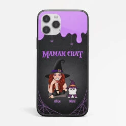 Coque De Téléphone IPhone 14 Maman Chat Halloween Mystique Personnalisée -Cadeau Plus 1313FFR2 coque de telephone iphone 12 maman chat sorciere halloween personnalisee 1d395ff4 35cf 4f43 8c0a 4d01d66ae4dd