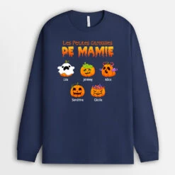 Manches Longues Les Petites Citrouilles De Mamie Halloween Personnalisé