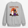 Sweatshirt Maman Chien Halloween Personnalisé -Cadeau Plus 1322WFR1 sweatshirt maman chien halloween personnalise