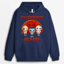Sweat à Capuche Le Cauchemar De Papa Personnalisé