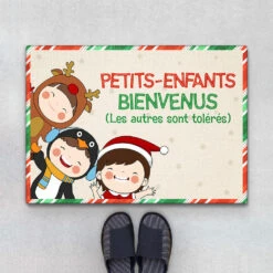 Paillasson Petits-Enfants Bienvenus Personnalisé
