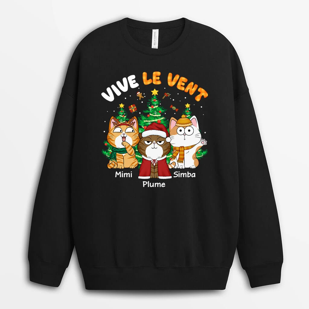 Sweatshirt Vive Le Vent Personnalisé 3 Sweatshirt Vive Le Vent Personnalisé