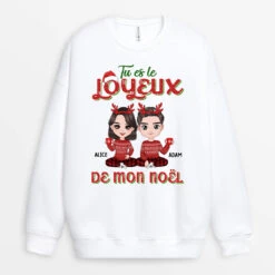 Sweatshirt Tu Es Le Joyeux De Mon Noël Personnalisé
