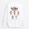 Sweatshirt Cette Mamie Appartient À Version Noël Personnalisé -Cadeau Plus 1366WFR1 sweatshirt cette mamie appartient a version noel personnalise