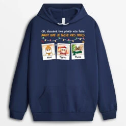 Sweat à Capuche Mes Chats Sont Accros Aux Photos De Noël Personnalisé -Cadeau Plus 1391HFR2 sweat a capuche mes chats sont accros aux photos de noel personnalise