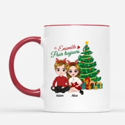 Mug Ensemble Pour Toujours Personnalisé -Cadeau Plus 1429MFR2 mug ensemble pour toujours personnalise
