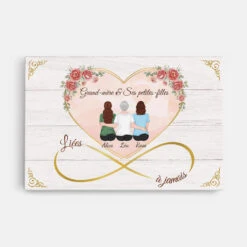 Toile Mère Et Filles Liées à Jamais Personnalisé