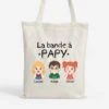 La Bande À Papa - Tote Bag Papa Personnalisé -Cadeau Plus 1527BFR1 tote bag la bande a papa personnalise