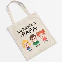La Bande À Papa - Tote Bag Papa Personnalisé 5 La Bande À Papa - Tote Bag Papa Personnalisé -Cadeau Plus 1527BFR2 tote bag la bande a papa personnalise