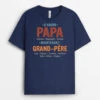 T-shirt Avant Papa Maintenant Grand-père Personnalisé -Cadeau Plus 1627AFR1 t shirt avant papa maintenant grand pere personnalise