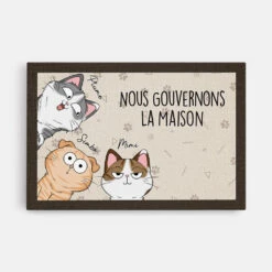 Nous Gouvernons La Maison - Toile Personnalisée Animaux