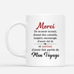 Merci D'Avoir Fait Partie De Mon Voyage - Tasse Couple Amoureux Personnalisée 7 Merci D'Avoir Fait Partie De Mon Voyage - Tasse Couple Amoureux Personnalisée -Cadeau Plus 1795MFR2 mug merci davoir fait partie de mon voyage personnalise
