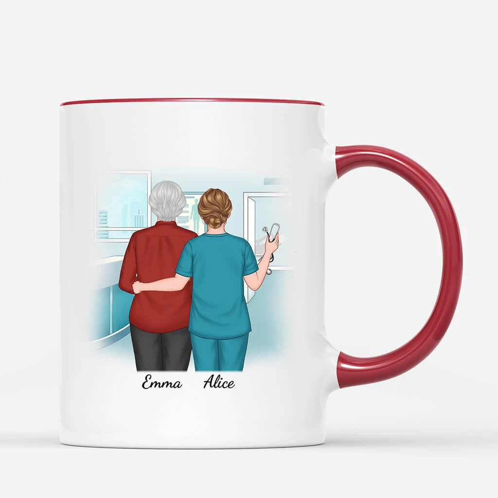 Mug La Meilleure Maman Élève Une Infirmière Personnalisé 4 Mug La Meilleure Maman Élève Une Infirmière Personnalisé – Image 2