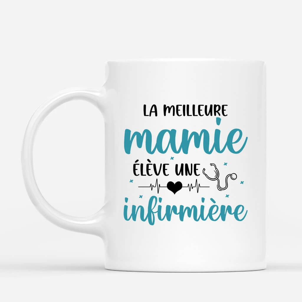 Mug La Meilleure Maman Élève Une Infirmière Personnalisé 5 Mug La Meilleure Maman Élève Une Infirmière Personnalisé – Image 3