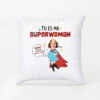Coussin Tu Es Ma Superwoman Personnalisé -Cadeau Plus 1846PFR1 coussin tu es ma superwoman personnalise