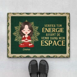 Paillasson Vérifiez Votre Niveau D'Énergie Avant De Venir Dans Mon Espace Personnalisé