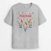 T-shirt Ma Bande M'Appelle Maman Personnalisé -Cadeau Plus 1962AFR3 t shirt ma bande mappelle papy papa personnalise