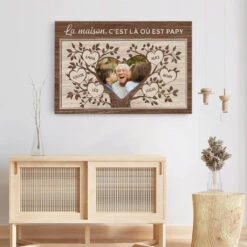 Toile Personnalisée Mamie – La Maison, C’est Là Où Est… 7 Toile Personnalisée Mamie – La Maison, C’est Là Où Est… -Cadeau Plus 1963CFR3 toile la maison cest la ou est mamie maman papa papy personnalisee
