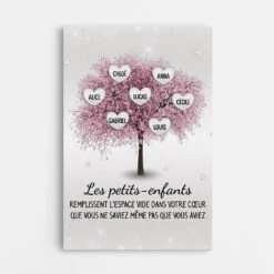 Toile Toile Cherry Blossom Coeur Personnalisé