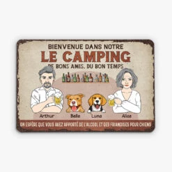 Plaque Chien Personnalisée – Chaos, Amis Et Bons Moments -Cadeau Plus 1984EFR2 plaque en metal le chaos de bons amis et du bon temps version chien personnalisee 8934b499 b812 42cd ab67 1709f25af701