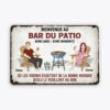 Plaque Bar Personnalisable – Bienvenue Chez Vous 2 Plaque Bar Personnalisable – Bienvenue Chez Vous -Cadeau Plus 2005EFR2 plaque en metal bienvenue au bar de la terrasse personnalisee