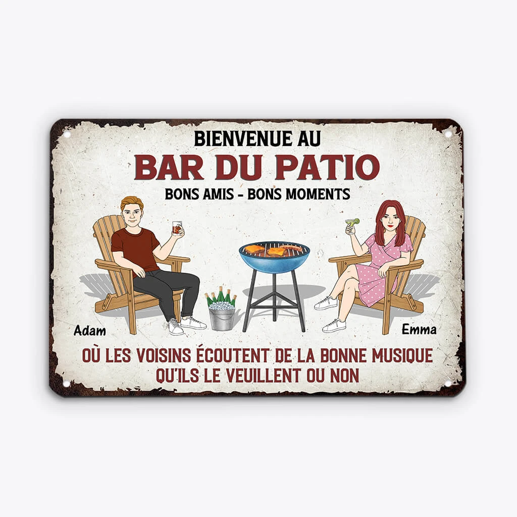 Plaque Bar Personnalisable – Bienvenue Chez Vous 3 Plaque Bar Personnalisable – Bienvenue Chez Vous