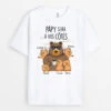 T-shirt Papa Est Toujours À Côté De Vous Personnalisé -Cadeau Plus 2020AFR1 t shirt papa est toujours a cote de vous personnalise 2