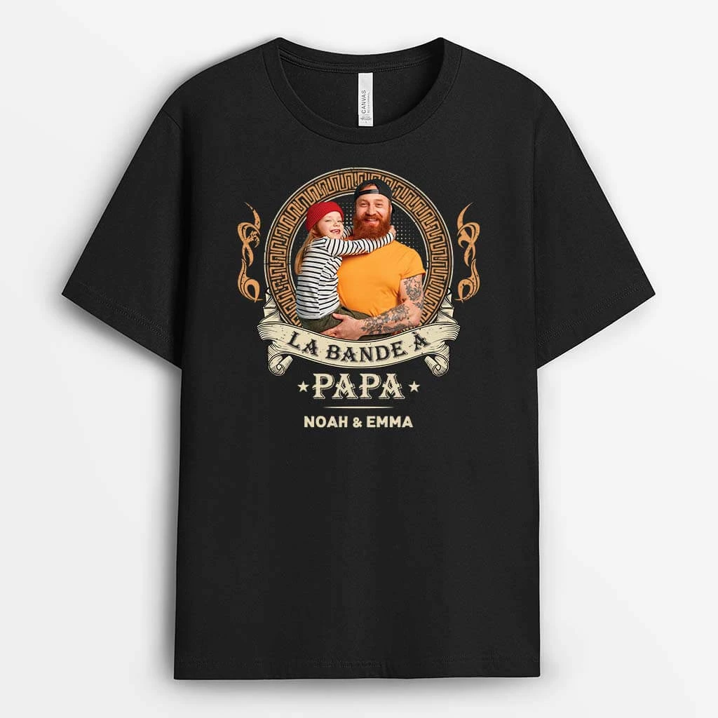 T-shirt La Bande à Papa Cool Personnalisé 4 T-shirt La Bande à Papa Cool Personnalisé – Image 2