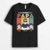 T-shirt Personnalisé Papa – La Bande à Papa Avec Lunettes 2 T-shirt Personnalisé Papa – La Bande à Papa Avec Lunettes -Cadeau Plus 2101AFR1 t shirt la bande a papa papy lunettes personnalise