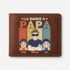 Portefeuille En Cuir Personnalisé Homme - Papa Cool Vintage -Cadeau Plus 2101JFR1 portefeuille en cuir personnalise homme papa cool vintage 2101jkm8b