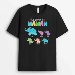T-shirt La Bande À Maman/Mamie Éléphant Personnalisé