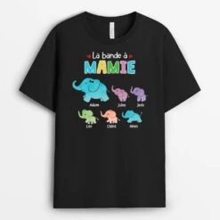T-shirt La Bande À Mamie/Maman Éléphant Personnalisé