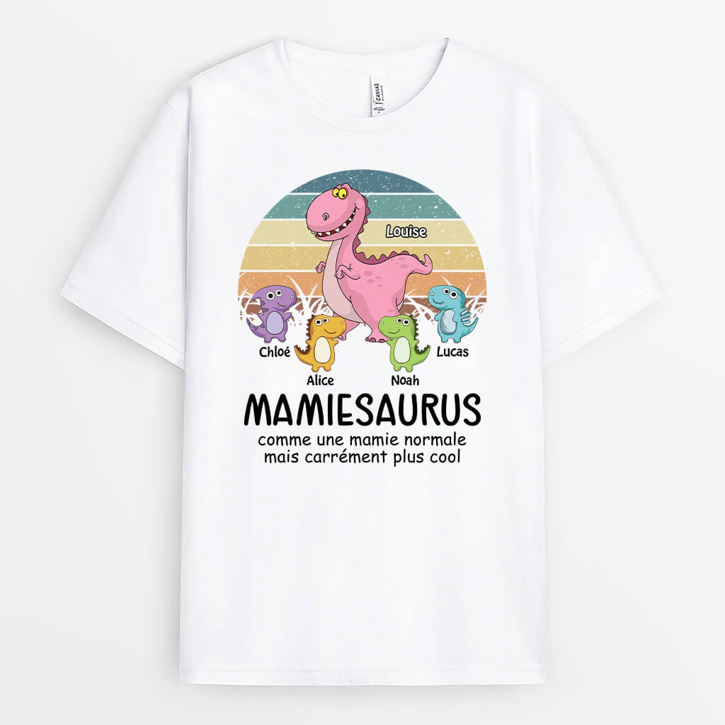 T-shirt Papasaurus Cooler Personnalisé 4 T-shirt Papasaurus Cooler Personnalisé – Image 2