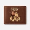 Portefeuille Cuir Personnalisé Homme - La Bande À Papa Lion -Cadeau Plus 2137JFR1 portefeuille cuir personnalise homme la bande a papa lion 2137j6l5b