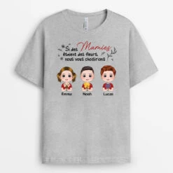 Tee Shirt Personnalisé Nounou – Les Nounous Sont Des Fleurs
