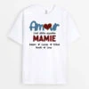 T-shirt J'Aime Être Appelée Mamie Léopard Personnalisé -Cadeau Plus 2164AFR1 t shirt jaime etre appelee mamie leopard personnalise