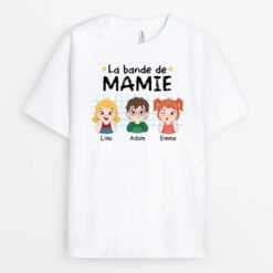 T-shirt La Bande À Maman Carreaux Personnalisé