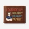 Portefeuille Cuir Personnalisé Pour Papa - Légende Depuis -Cadeau Plus 2260JFR1 portefeuille cuir personnalise pour papa legende depuis 2260j6h5b