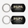 Porte-Clé Aluminium Personnalisé - Papa Papy Depuis - Version Carte -Cadeau Plus 2315JFR1 porte cle aluminium personnalise papa papy depuis version carte 2315jtl5b