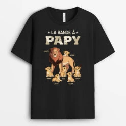 Tee Shirt La Bande à Papy – Version Lion Personnalisée