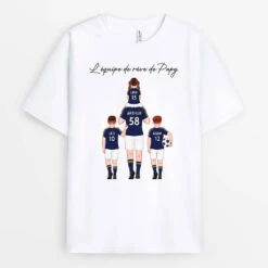 Tee Shirt Personnalisé Papa – L’équipe De Rêve De Papa