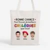 Tote Bag Personnalisé Meilleures Collègues - Avec Visages -Cadeau Plus 2449BFR1 tote bag personnalise meilleures collegues avec visages 2449b8l5o