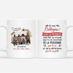 Tasse Personnalisée Pour Collègue - Vive La Retraite