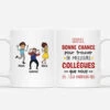 Mug Personnalisé Pour Collègue - Meilleurs Collègues -Cadeau Plus 2455MFR3 mug meilleurs collegues que nous cela narrivera pas personnalise