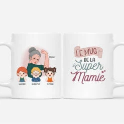 Tasse Personnalisée Fete Des Grand Mere - Mug De La Super Mamie
