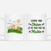 Mug Comme Mon Chien Je Ne Suis Pas Du Matin Personnalisé 2 Mug Comme Mon Chien Je Ne Suis Pas Du Matin Personnalisé -Cadeau Plus 2497MFR1 mug comme mon chien je ne suis pas du matin personnalise