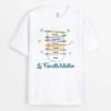 T Shirt Famille Avec Bols D'Amour Personnalisé -Cadeau Plus 2564AFR1 t shirt famille avec bols damour personnalise