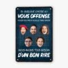 Plaque Humoristique Personnalisée – Si Quelque Chose Vous Offense… -Cadeau Plus 2658EFR1 si quelque chose ici vous offense plaque de porte cadeau humour personnalise